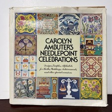 Vintage Carolyn Ambuter  s Needlepoint Celebrations 1st Edition