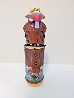 1999 Nickelodeon Angry Beavers Dagget Giggle Wiggle Stick Candy Dispenser 11''