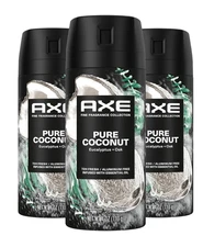 AXE Fine Fragrance Collection Premium Deodorant Body Spray for Men Pure Coconut