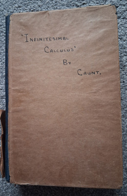 AN INTRODUCTION TO THE INFINITESIMAL CALCULUS by CAUNT (1946)