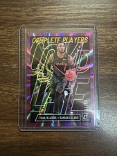 Damian Lillard 2019-20 Panini Donruss Purple Holo Laser Complete Players 3/15.