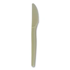 WNA EPS001PK 7 in. EcoSense Renewable Plant Starch Cutlery Knife (50/Pack) New