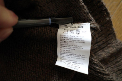Visvim College Knit Mud Dye Sweater Men Size M Brown Cotton Visvim College Knit Mud Dye Sweater Men Size M Brown Cotton