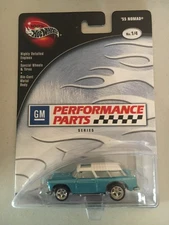 HOT WHEELS 100% 1/4 '55 Nomad Teal Version GM Performance Parts Series
