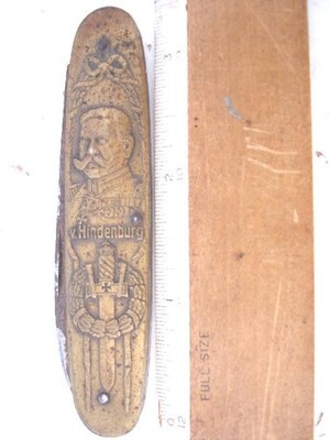 German WW1 Soldiers Knife Von Hindenberg