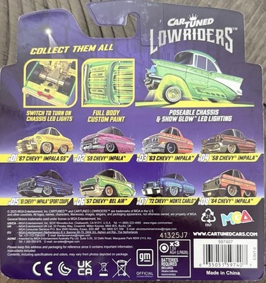 Car Tuned Lowriders '57 Chevy Bel Air #06 Series 1 With Poseable