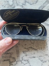 Vintage 1950s HIRO 1/10 12kt Gold filled EYEGLASSES with provenance