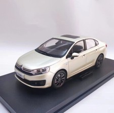 1/18 Citroen C4 sedan 2016 China DongFeng Citroen Dealer model gift silver