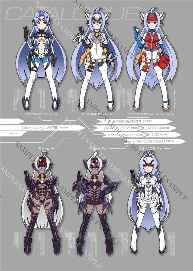 KOS-MOS Fix 20th Anniversary Art Book Xenosaga Chocolate Shop