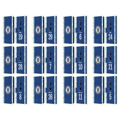 CHELSEA FOOTBALL CLUB 2022/23 PLAYERS HOME KIT LEATHER BOOK CASE SONY PHONES 1