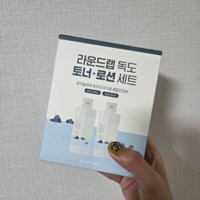 [ROUND LAB] Dokdo Toner 200ml(6.76oz) + Lotion 200ml(6.76oz) Set K-beauty