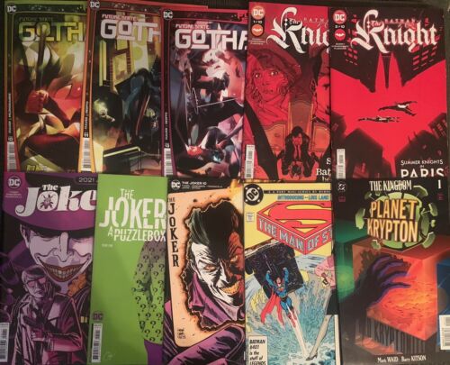 DC Comic Book Lot Of 100 Mixed Grade - Batman Joker Suicide Squad Black Adam + - 第 1/10 張圖片