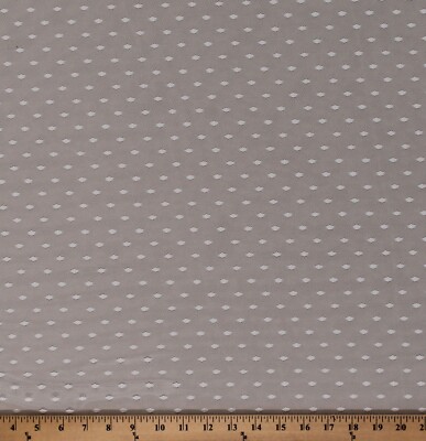 Tulle Dot Ivory Sheer Polyester 50'' Wide Fabric by the Yard (D165.07)