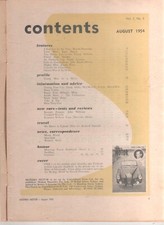 Modern Motor 1954 Aug Mercedes 175SD Volvo PV444 Cunningham Renault Fregate Lago