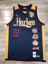 Harlem Globetrotters Geese Basketball Team Platinum Fubu Jersey men  s XL
