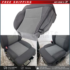 Autocparts For 2004-2008 Ford F150 Driver Bottom Top Cloth Seat Cover Dark Gray 