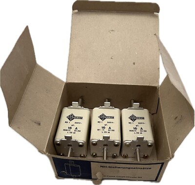 3x Bals e Bamat NH Fuse-links 500V 16A