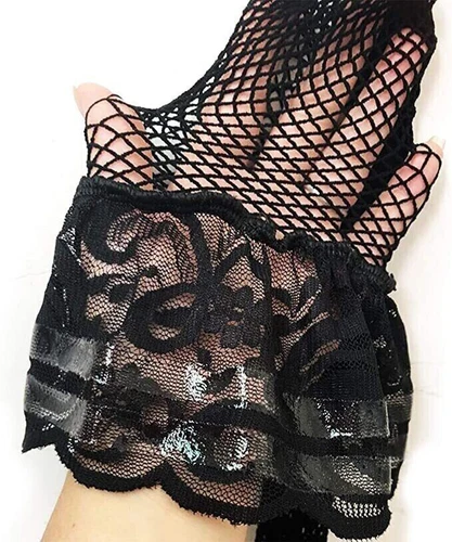 4Pair Black Women Stockings Lace Mesh High Thigh Fishnet Sexy Long Pantyhose HOT - Picture 6 of 22