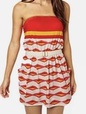 Swimwear Women Marc Jacobs Strapless Belted Dress Size Medium
