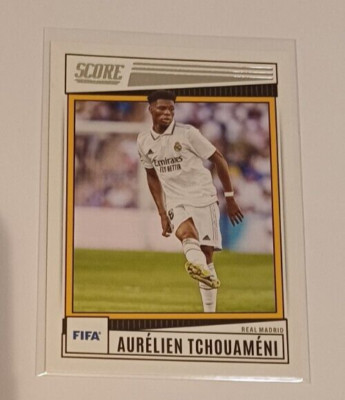 Karte Nr. 146 Aurélien Tschouameni Real Madrid PANINI SCORE FIFA SOCCER 2022-2023