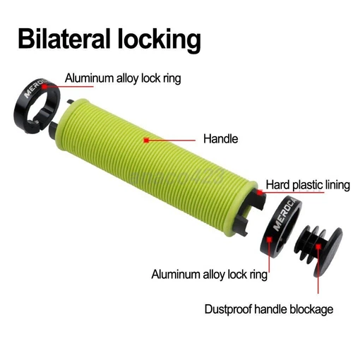 Road Mountain Cycling Bicycle MTB BMX Bike Hand Handlebar Grips Double Lock On - Picture 15 of 37