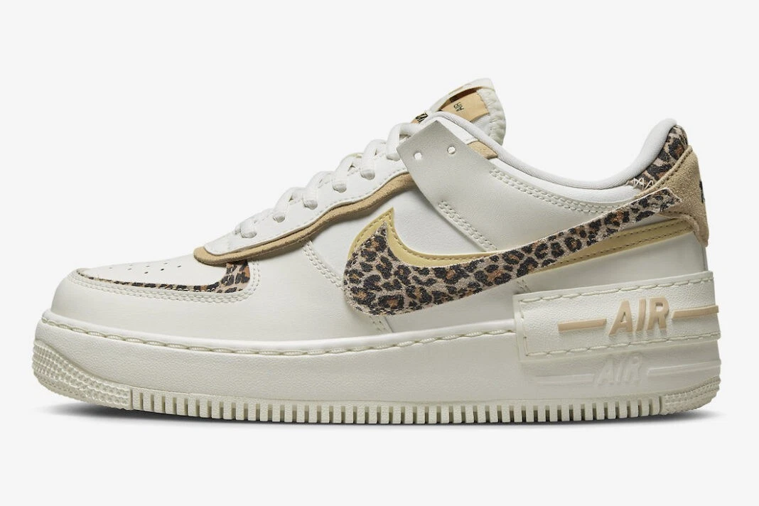 Nike air force top 1 low leopard