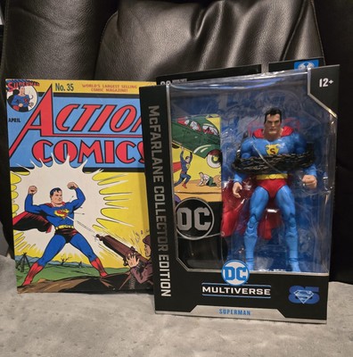 McFARLANE DC MULTIVERSE SUPERMAN ACTION COIMCS # 1 FIGURE (Figure In Box Only)