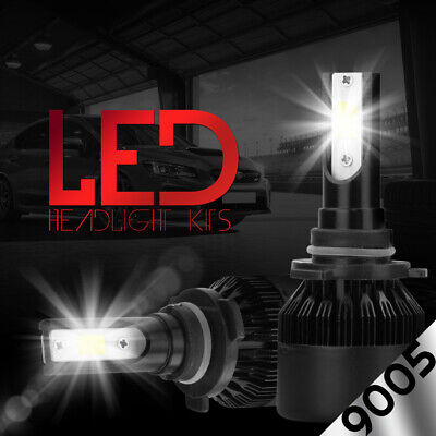 2X 9005 HB3 LED Headlight Kit 388W High Low Beam Light 38800LM 6000K White Lamps