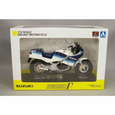 AOSHIMA 1:12 Scale Motorcycle Diecast ModelSuzuki RG250 Γ Blue x