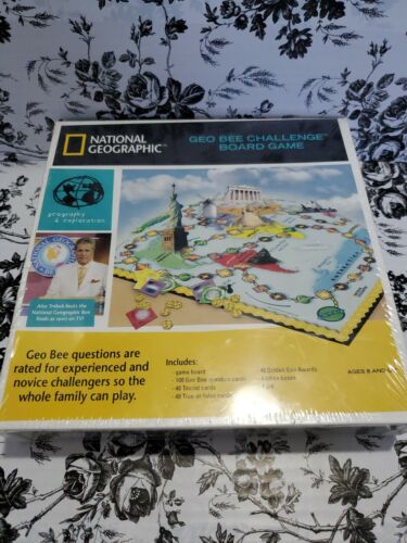 National Geographic Geo Bee Challenge Board Game NIB