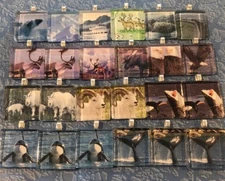 LOT 24 Alaska Wild Animals Handmade Pendant Charms Whale Eagle Ram Wholesale