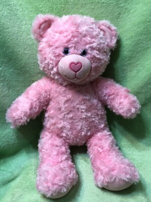 build a bear pink cuddles teddy