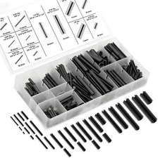 NEIKO 50412A - 315 Piece Heat Treated Spring Steel Roll Pin Assortment Kit - New