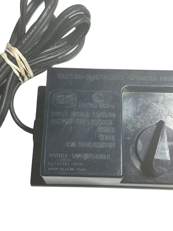 LIFE-LIKE HOBBY TRANSFORMER TRAIN CONTROLLER 390-J (S16-AS2) - Image 2 of 3