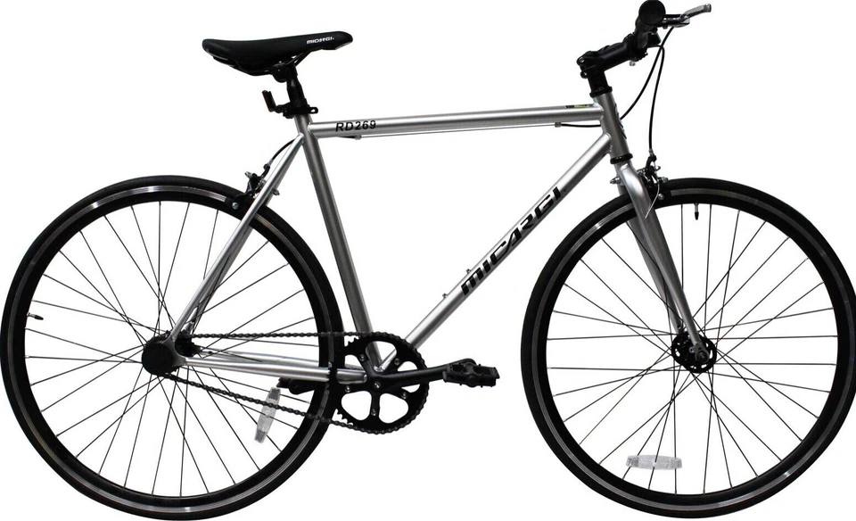 Micargi Fixed Gear Road Bicycle 700C Lightweight Anti Rust Steel Frame