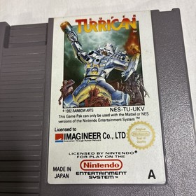 SUPER TURRICAN Nintendo Imagineer/Rainbow Arts 1992 With Box And Manual NES Game