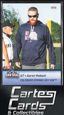 Aaron Hoback 2018 Choice Colorado Springs Sky Sox #32 Athletic Trainer
