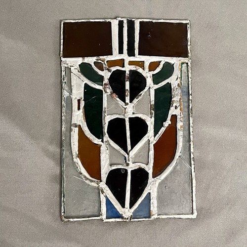 VTG Stained Glass Panel/Sun Catcher Multicolor 5.75x9.25” - Picture 2 of 12