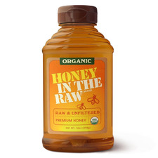 Organic Honey in the Raw, 14 Oz Squeeze Bottle, Pure Raw  Unfiltered Honey, No