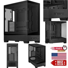 Visually Stunning A31 Black Gaming Case - Dual Glass & Seamless Cable Management