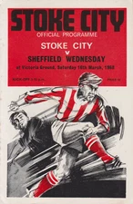 Stoke City v Sheffield Wednesday programme, 1967-68