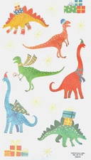 2 Sheets Holiday Xmas Dinosaur Dino  Stickers Planner Supply Crafts Scrapbook