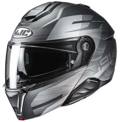 HJC I91 Dusk Klapphelm Motorrad Motorradhelm schwarz