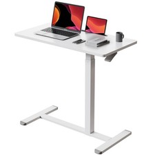 Gibbon Mounts Mobile Standing Desk Pneumatic Adjustable Rolling Desk 31.5in Port