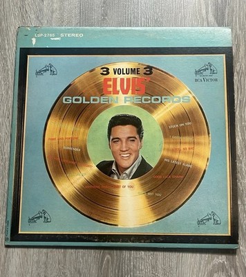 Elvis Presley Golden Records Vol. 3 LSP-2765 RCA Victor Vinyl LP Classic Rock