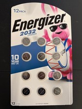 Energizer Lithium 2032 Batteries Pack Of 12 Expires 03/2033