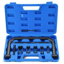 Valve Spring Compressor Tool Kit - C-clamp Set For Motorcycle Car Atv Repairs