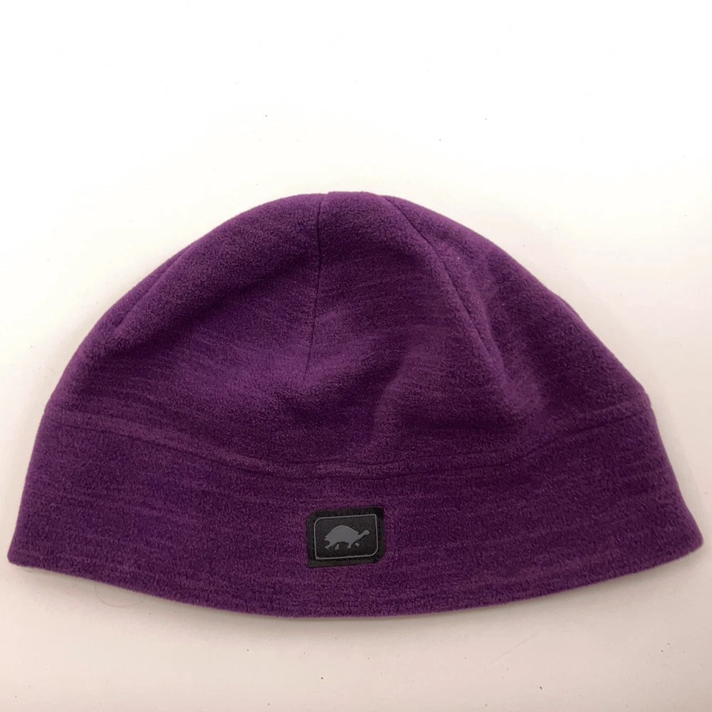 Turtle Fur Older Made Mexico Winter Beanie Purple Heathered Fleece
