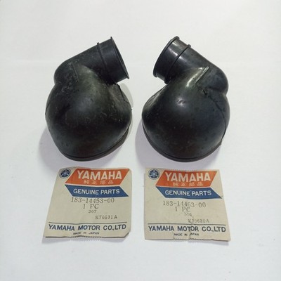 Nos Yamaha AS1 1969 YAS1 1968 Air Cleaner Rubber Joint Boot Pair 183-14453-00