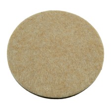 3" Round Tan Adhesive Felt Pad 4 pcs. 